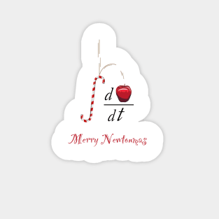 Merry NewtonMas Sticker